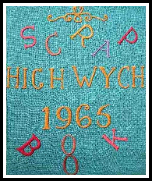 Photograph of 1965 Scrap book cover